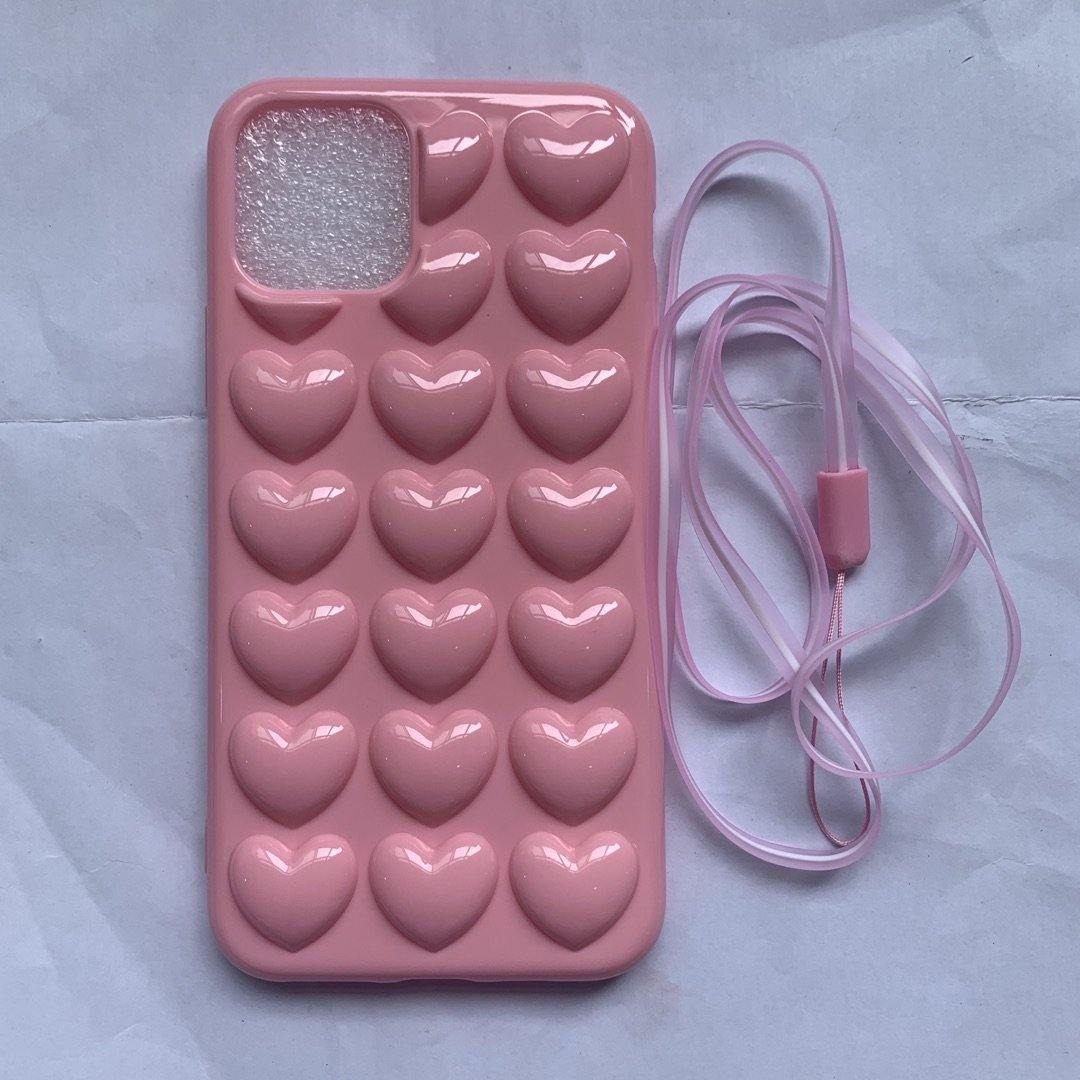 LOVE Cute 3D Love Heart Candy Color Phone Case For iPhone 6 to iPhone XS Max - CASEToK - Show Your True Colours