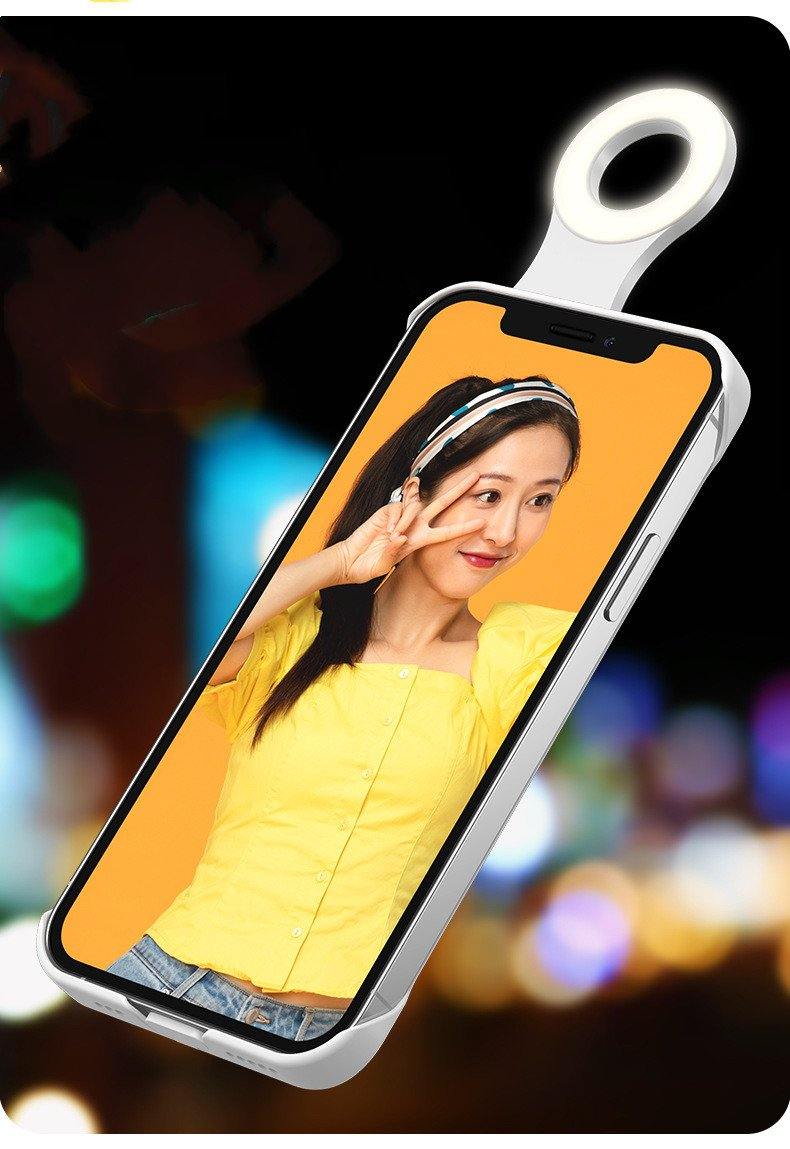Fill Light Selfie Beauty Ring Flash Phone Case - CASEToK - Show Your True Colours