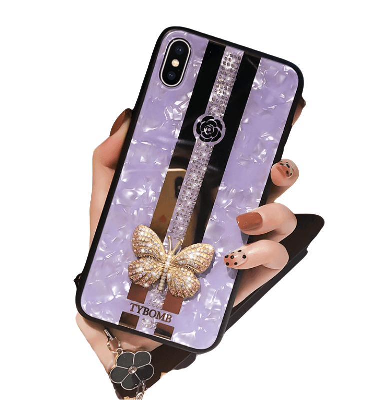 New Luxury Diamond Butterfly Mirror iPhone Case 2021