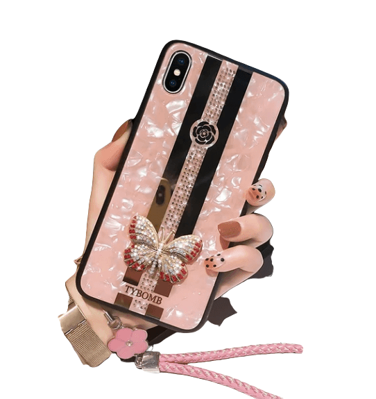 New Luxury Diamond Butterfly Mirror iPhone Case 2021