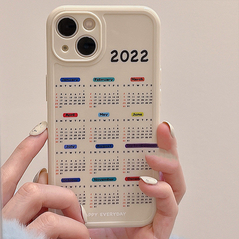 Women's Simple And Stylish 2022 Calendar Phone Case