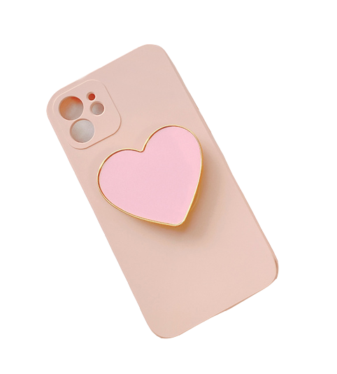Love Bracket Liquid Silicone Soft iPhone Case