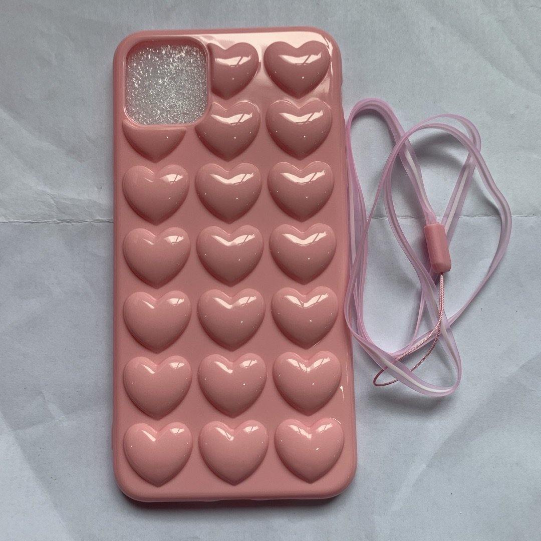 LOVE Cute 3D Love Heart Candy Color Phone Case For iPhone 6 to iPhone XS Max - CASEToK - Show Your True Colours
