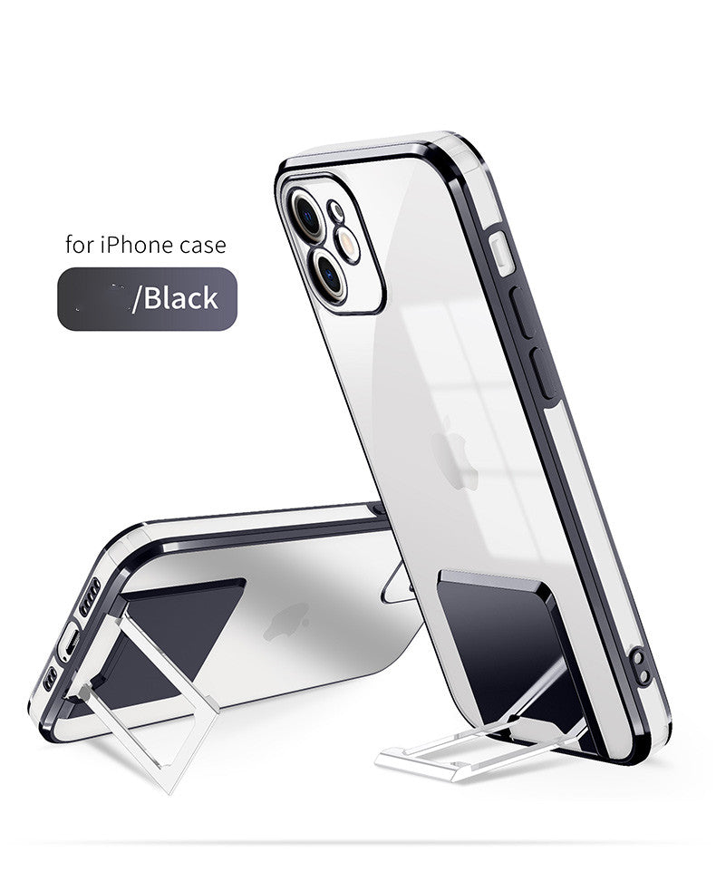 Ring Holder Stand Case For iPhone Transparent Bracket - CaseTok