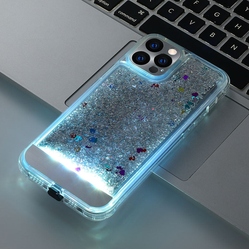 Luminous Neon Sand Phone Case Luxury Phone Case