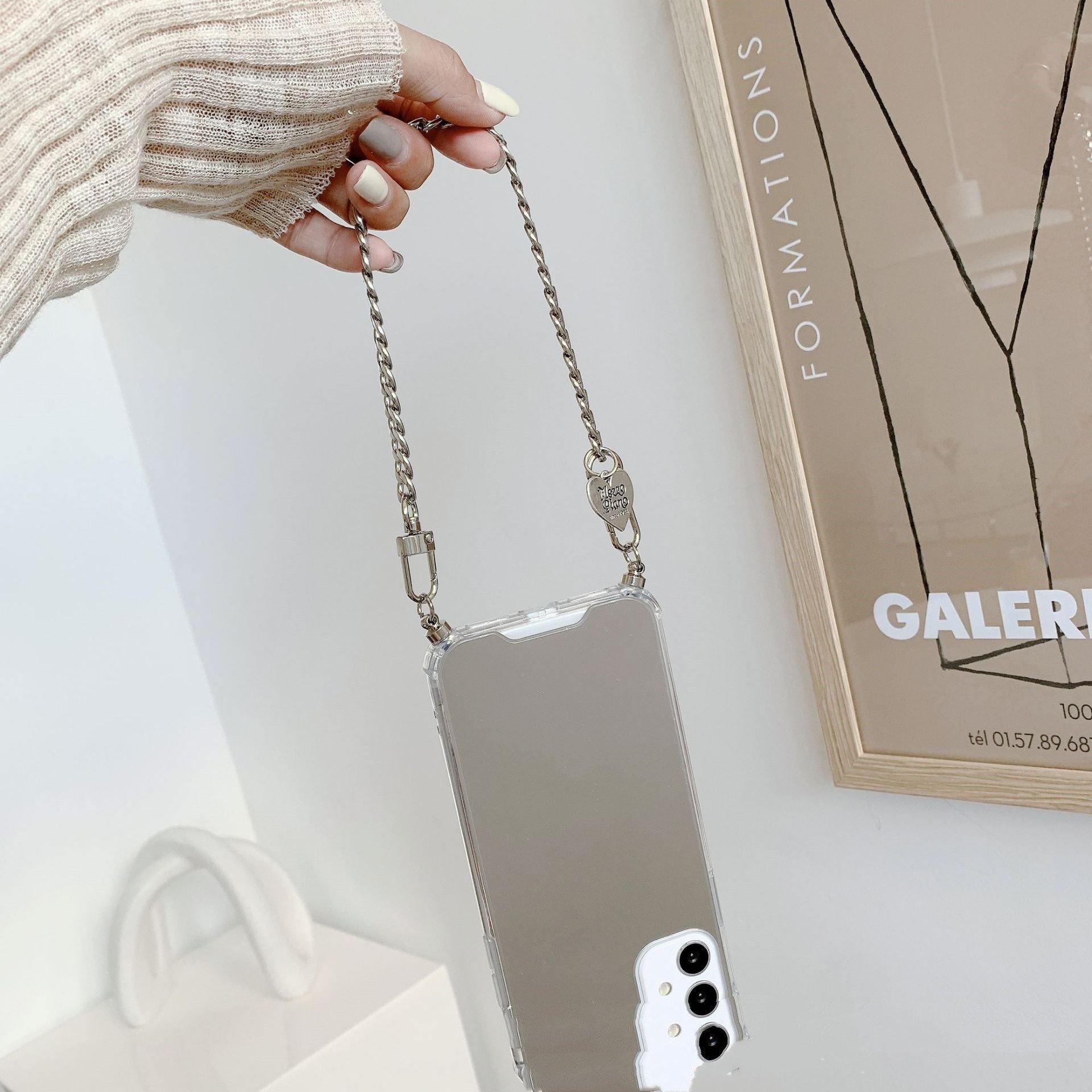 Electroplating Mirror Phone Case Bracelet Shoelace for iphone 13 - CASEToK - Show Your True Colours